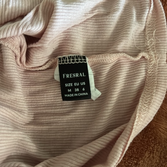 Pink Ribbed Tank Top - Picture 2 of 2